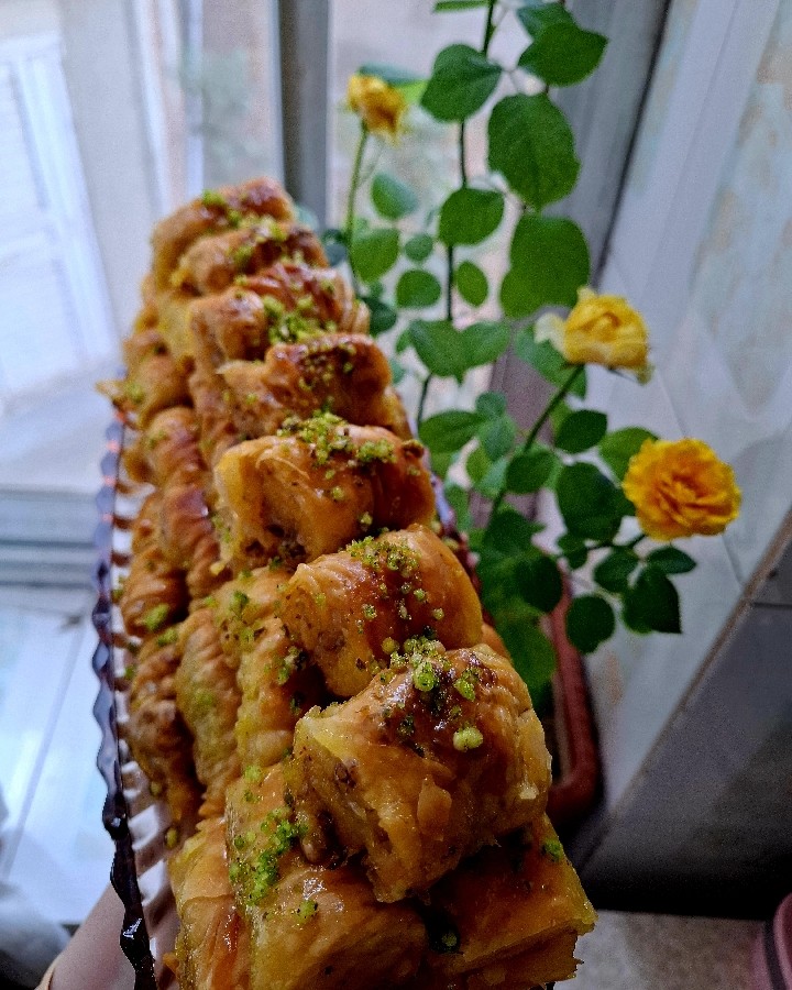 باقلوا خانگی
با خمیر خانگی