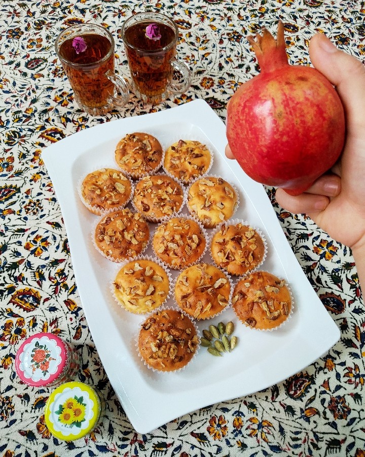 مافین پنیری. کیک سوهان