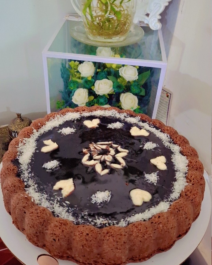 کیک شکلاتی با دستور زینب عزیزم