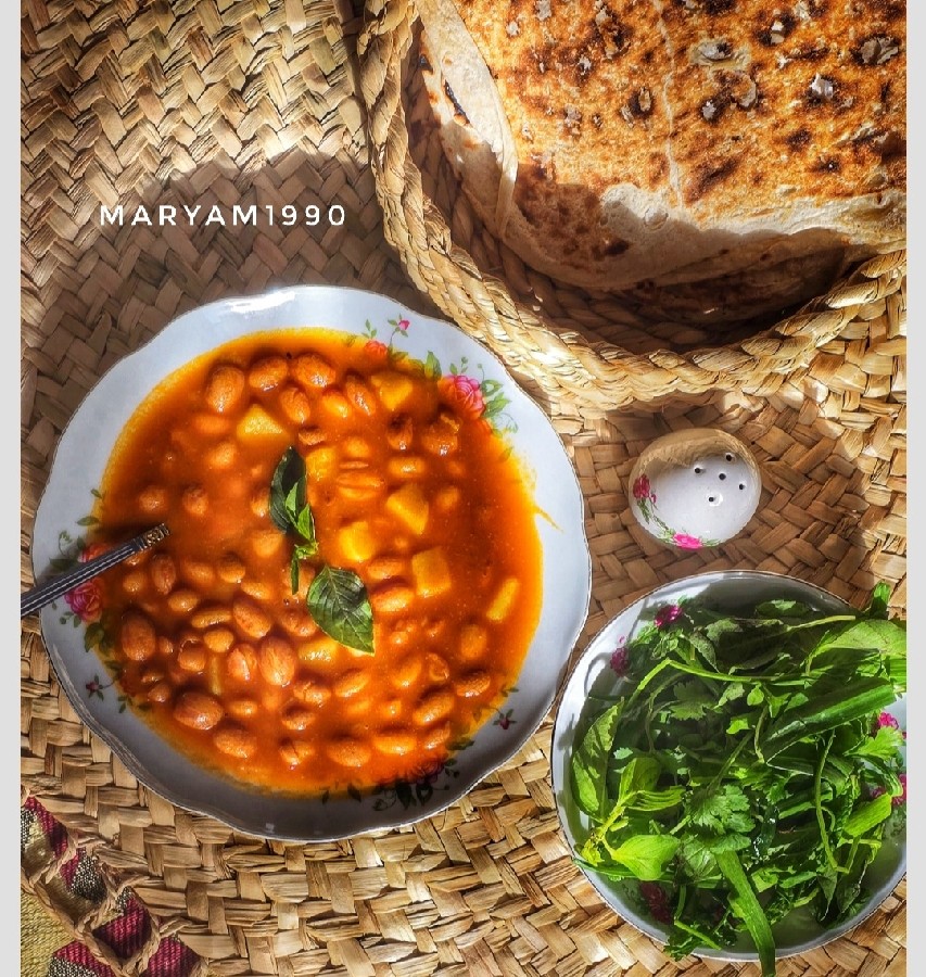 عکس خوراک لوبیا 