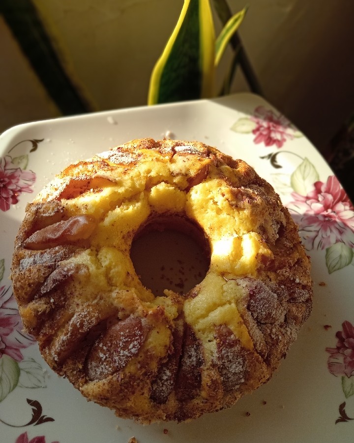 کیک سیب و دارچین 