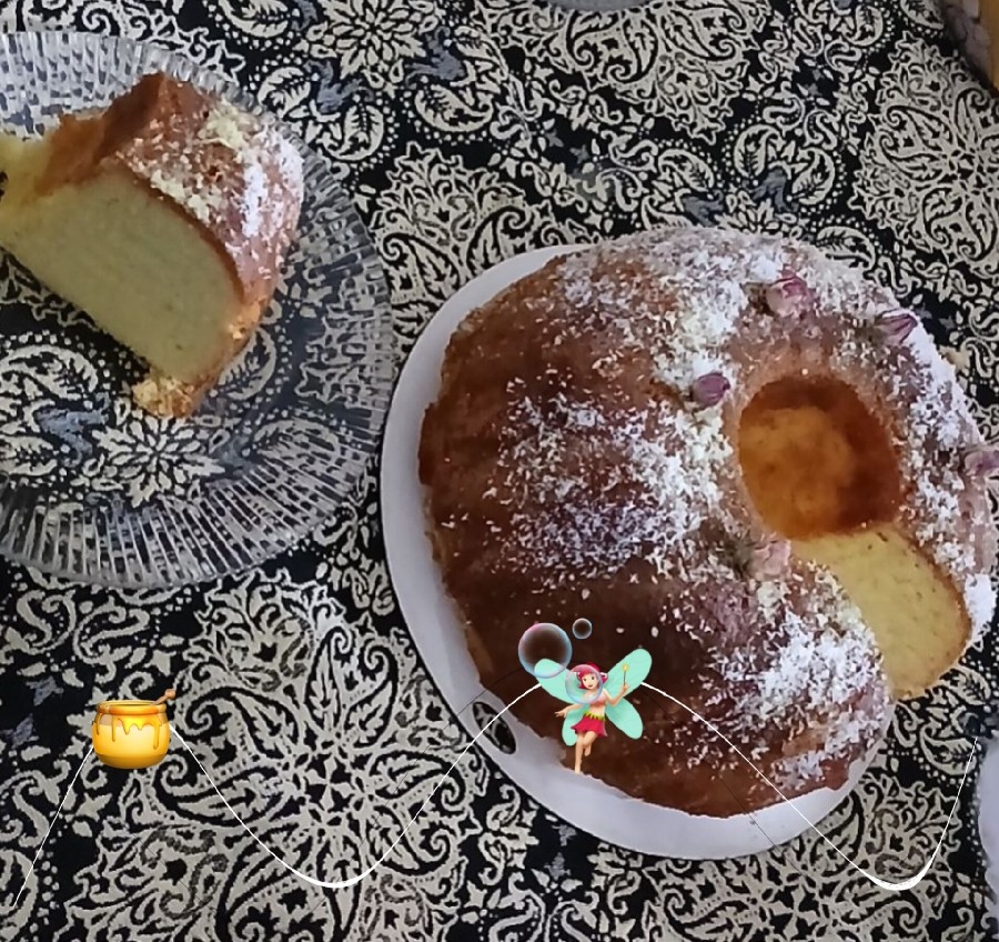 کیک زعفران وگلاب?