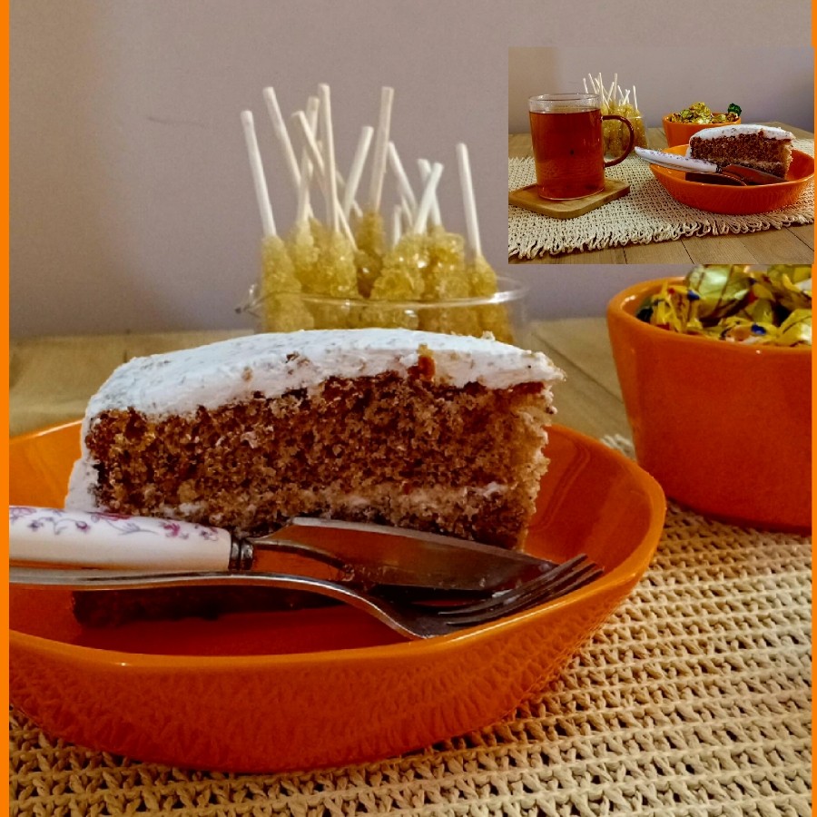 کیک هویج گردو