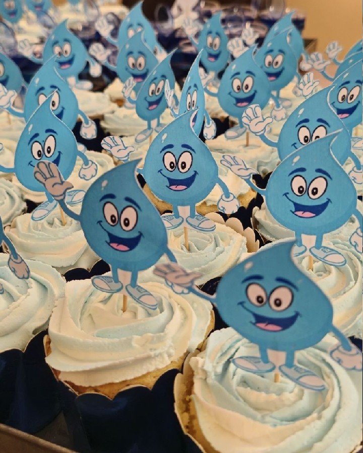 کاپ کیک جشن آب 