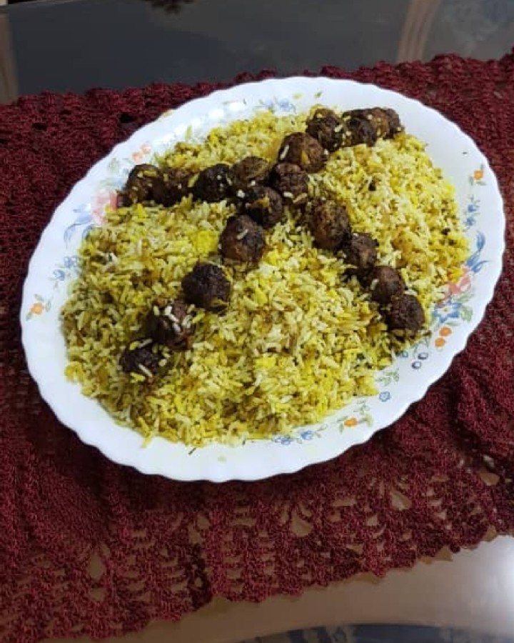 کلم پلو شیرازی