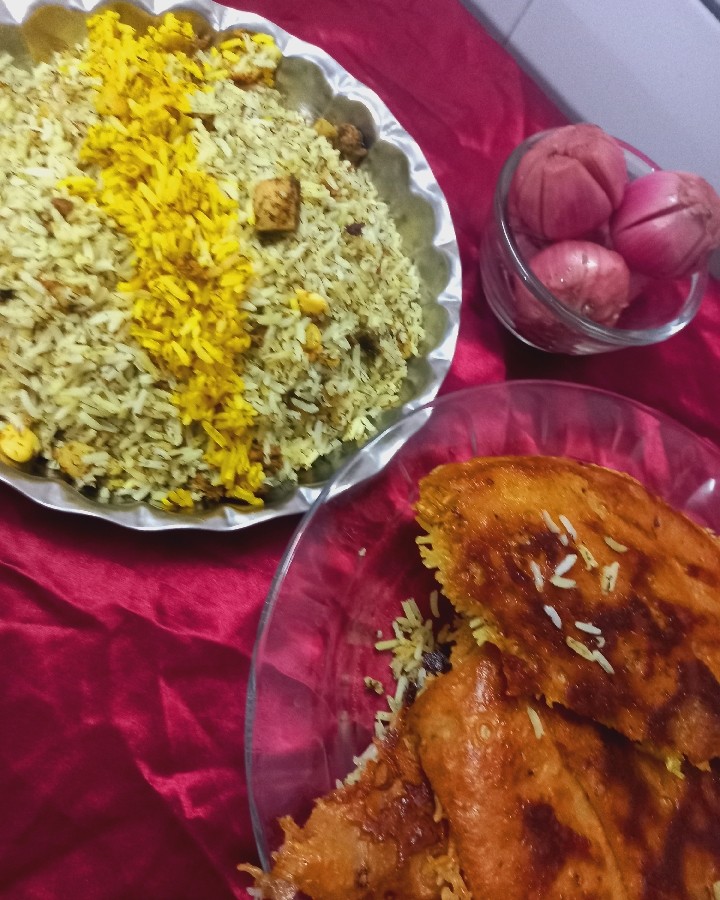 شوید پلو با گوشت چرخ کرده??