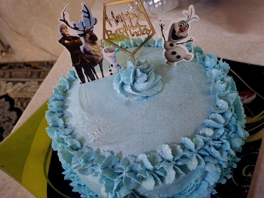 کیک سفارش مشتری عزیزم 