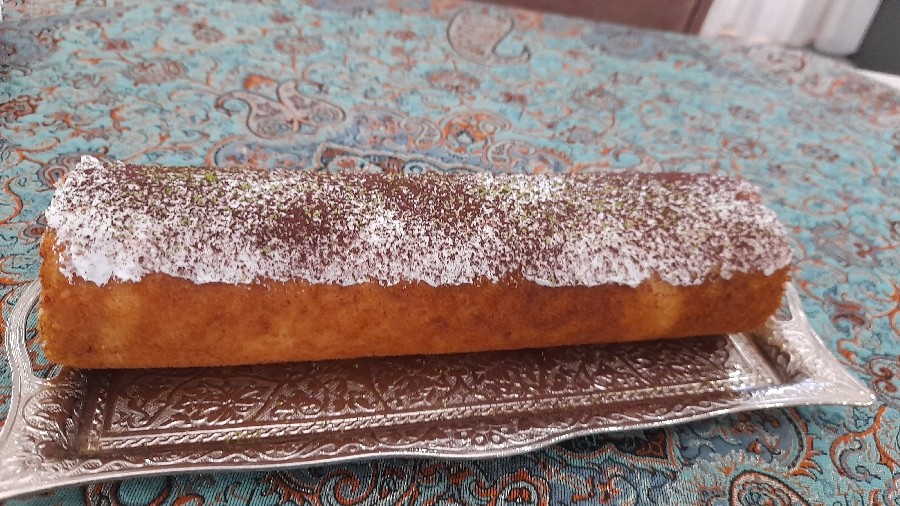 رولت خامه ای خوشمزه من 