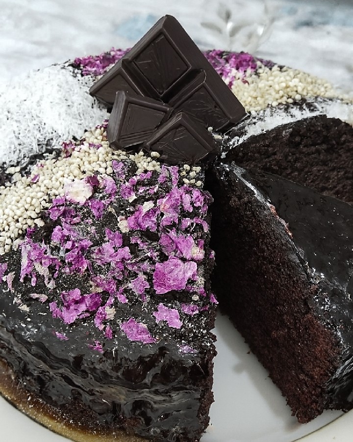 کیک خیس شکلاتی