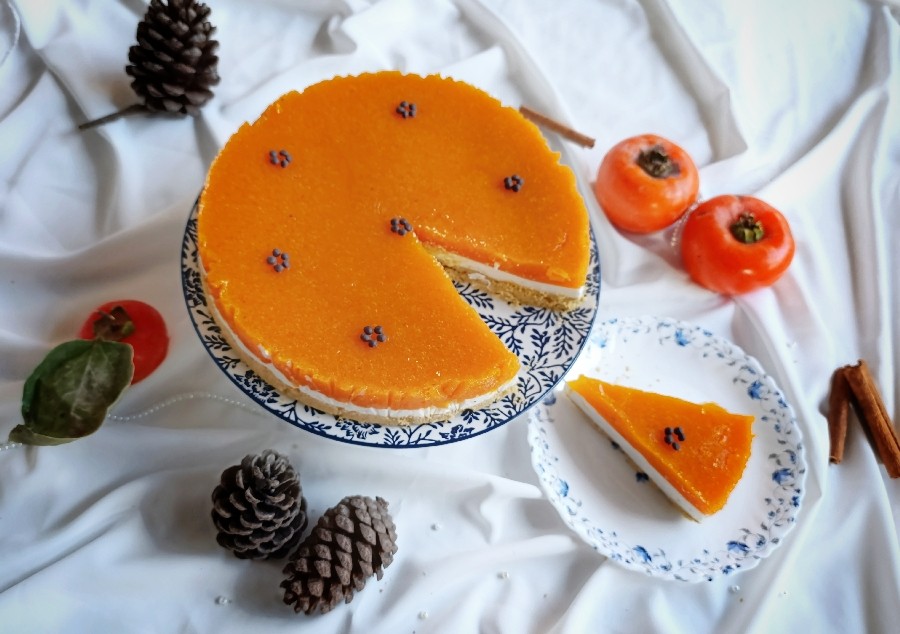 عکس چیز کیک خرمالو