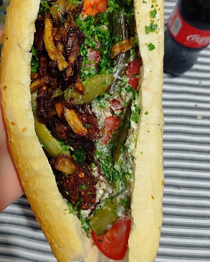 فلافل تند سبزی جعفری 