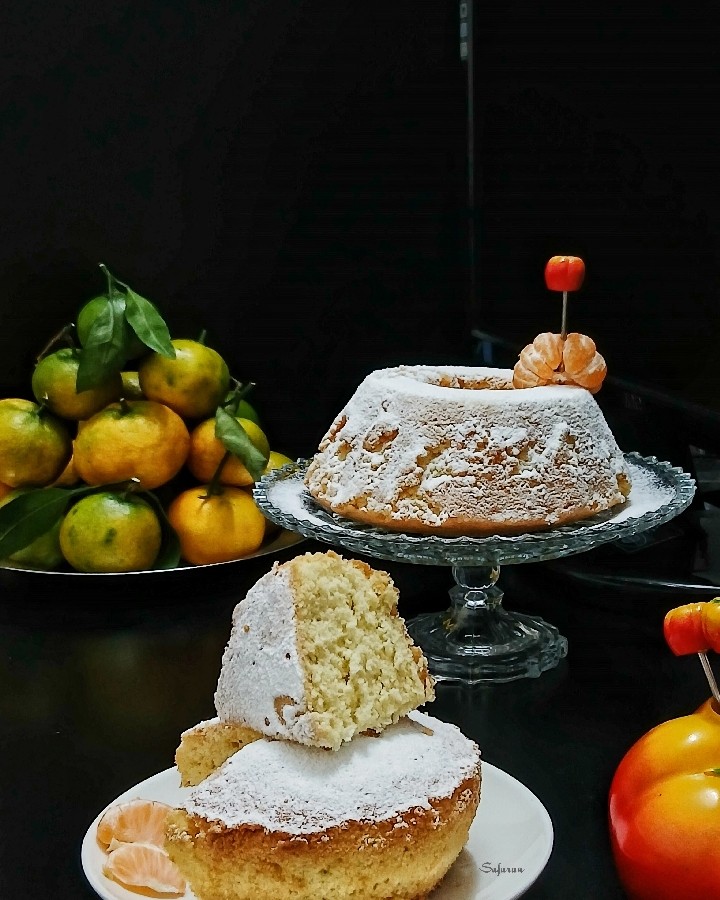 کیک نارنگی برگردان