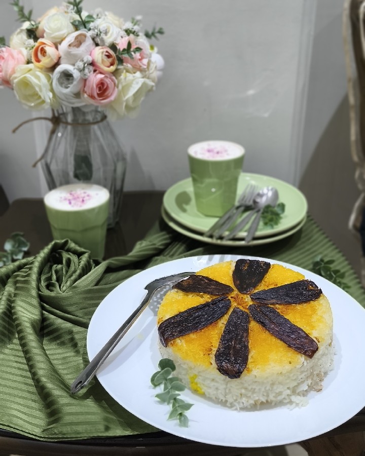 بادمجان پلو 