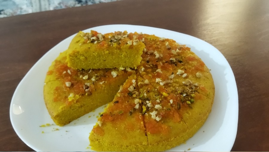 کیک هویج و گردو