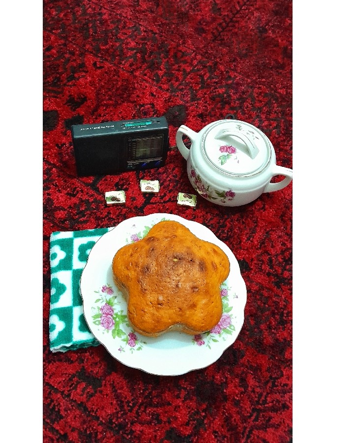 کیک هویج گردو 