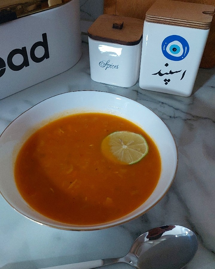 سوپ جوپرک همراه بامرغ