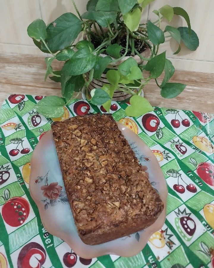 #کیک وسالاد #