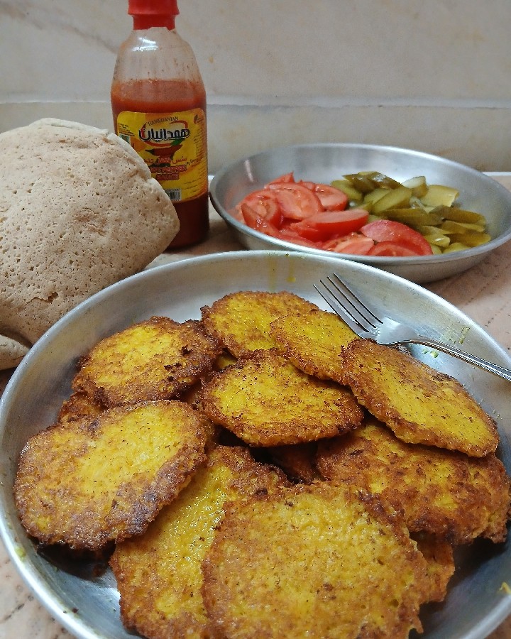 کوکو سیب زمینی خام