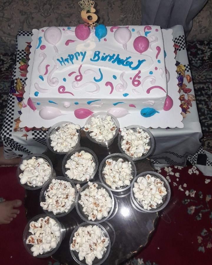 کیک تولد دخترم ♥️