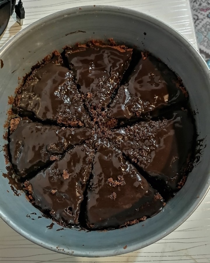 کیک خیس شکلاتی 