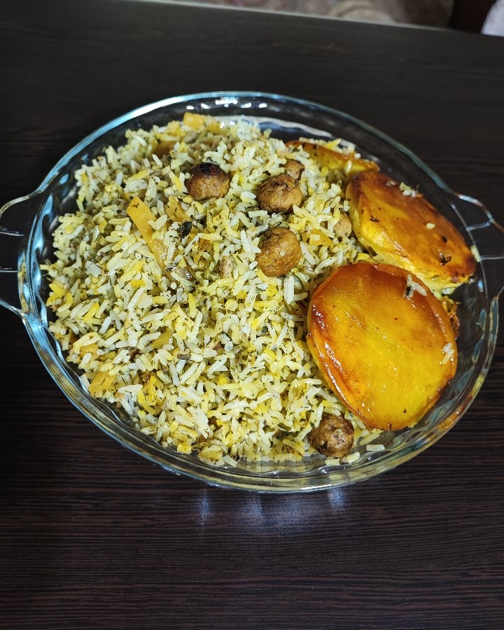 کلم پلو شیرازی