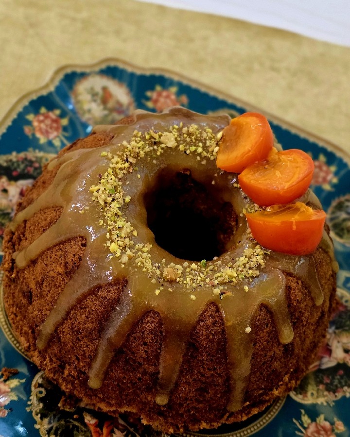 #کیک خرمالو 