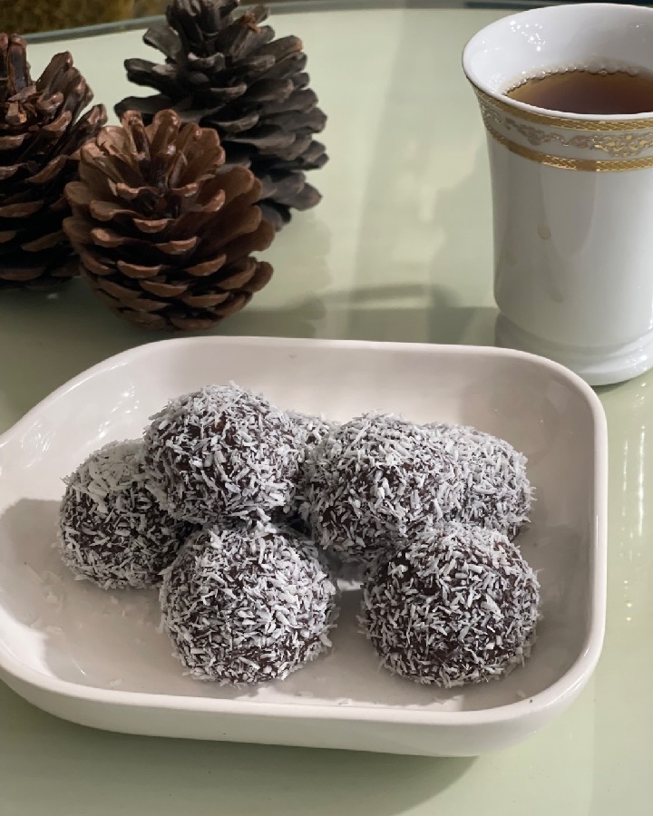 ترافل شکلاتی بسیار خوشمزه ?     