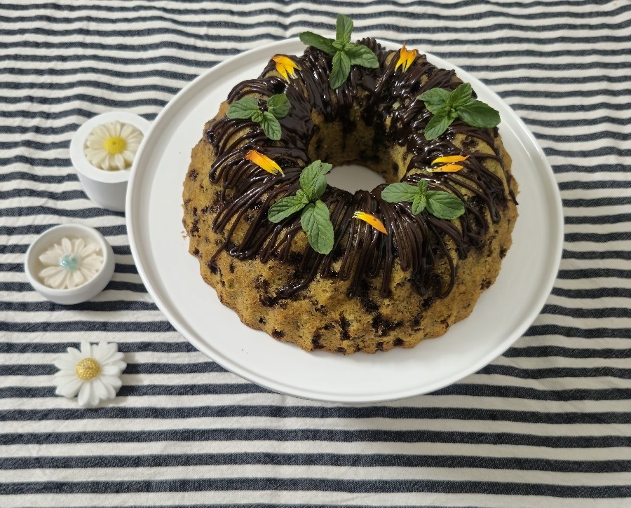 کیک نعنا شکلات