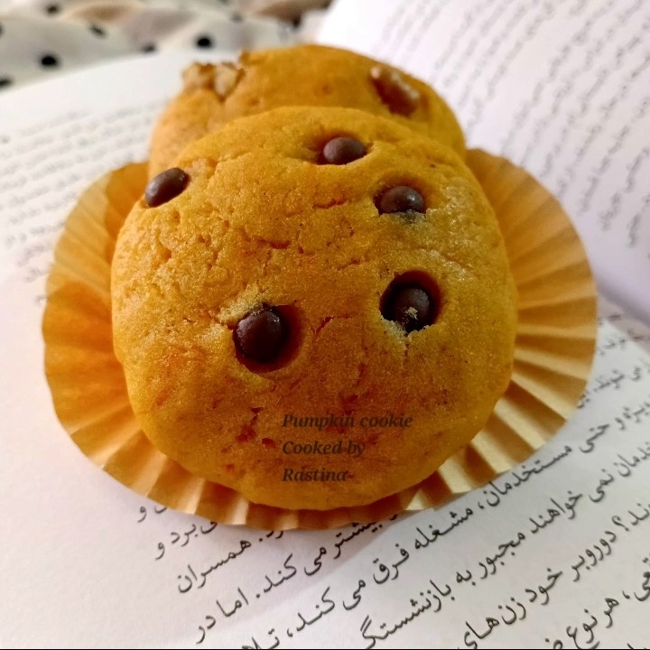 عکس کوکی کدو حلوایی