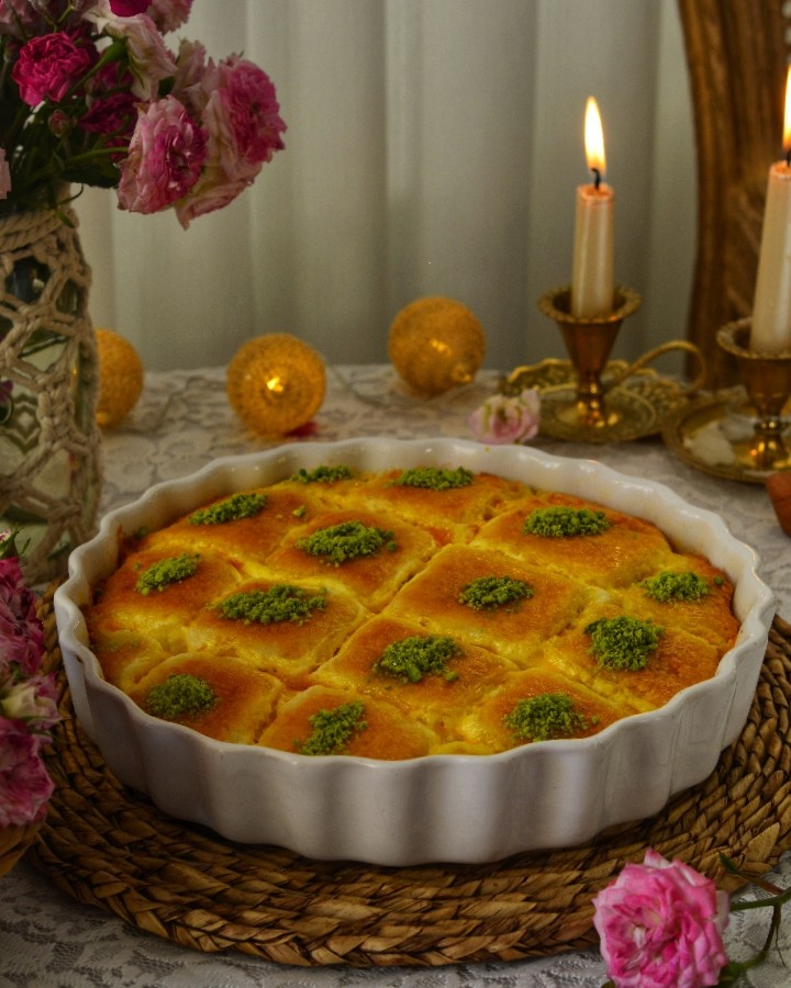 عکس بسبوسه ساده (بدون پنیر)