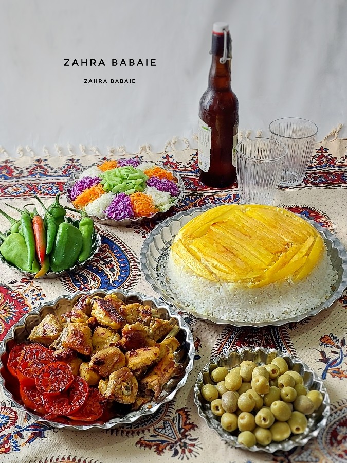 جوجه کباب تابه ای