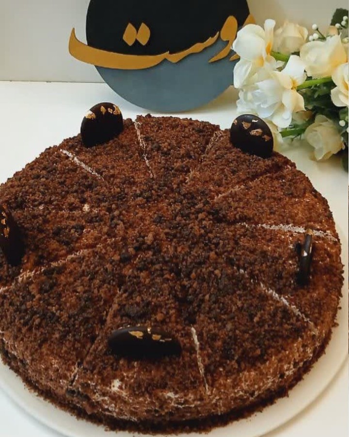 کیک کلاسیک کافی شاپی
