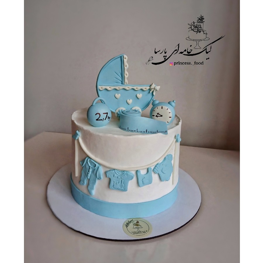 عکس کیک جشن نوزاد