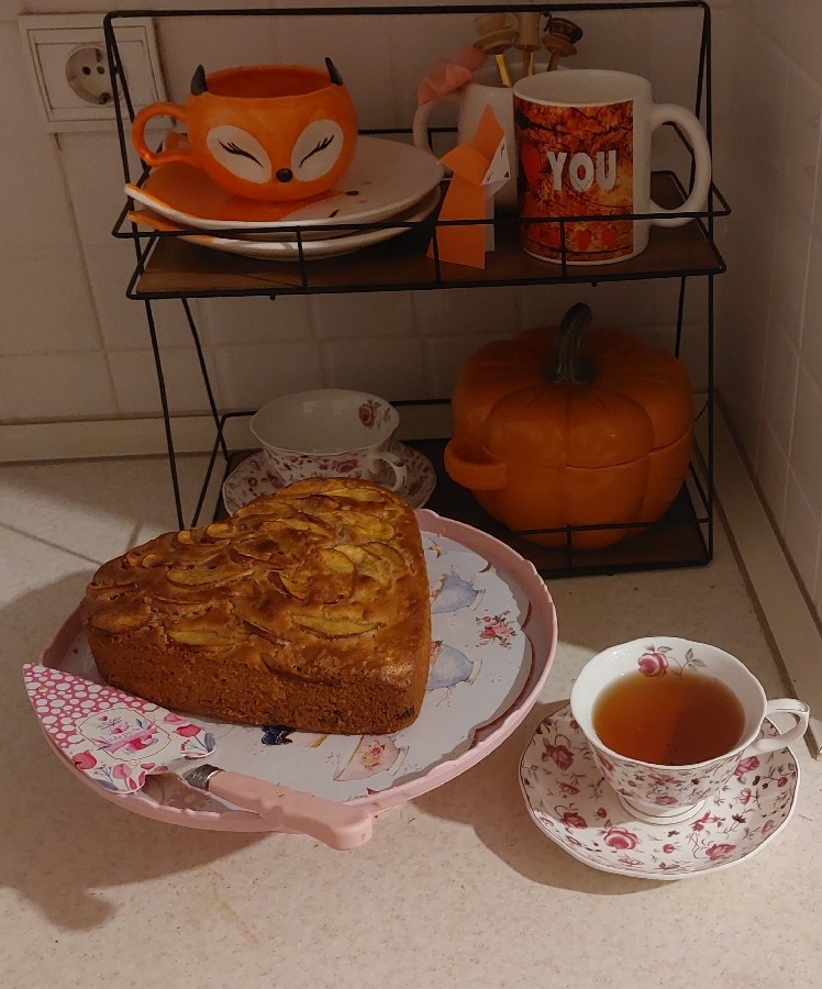 کیک سیب ودارچین