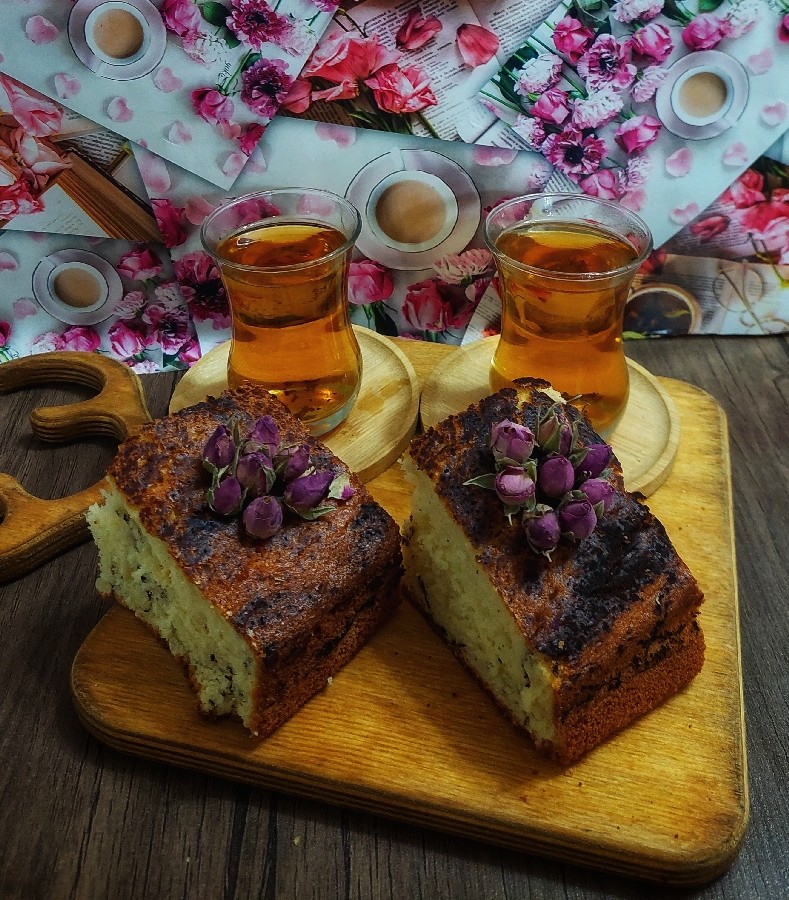 عکس کیک وانیلی