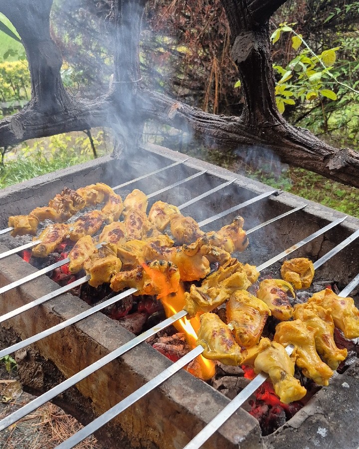 جوجه کباب زعفرانی