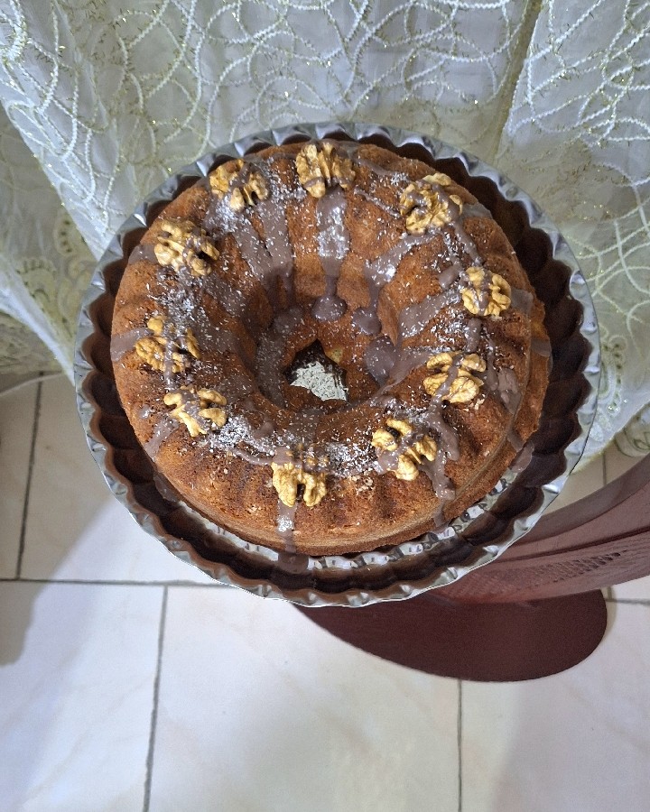 کیک هل وگلاب 
