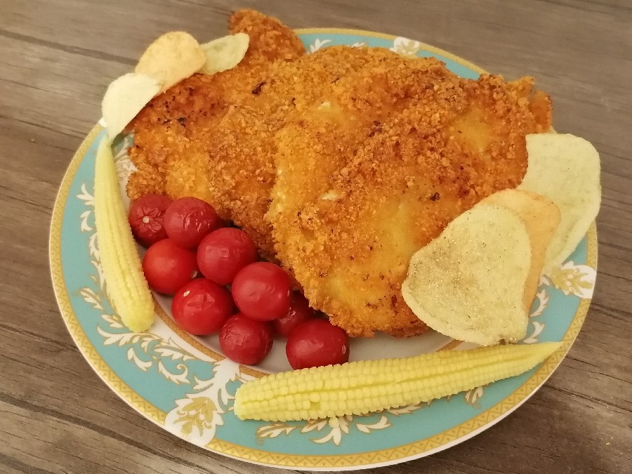 شنیسل مرغ متفاوت