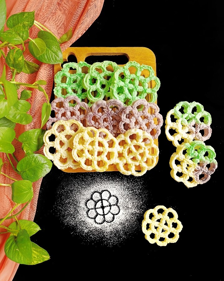 نان پنجره ای سه رنگ