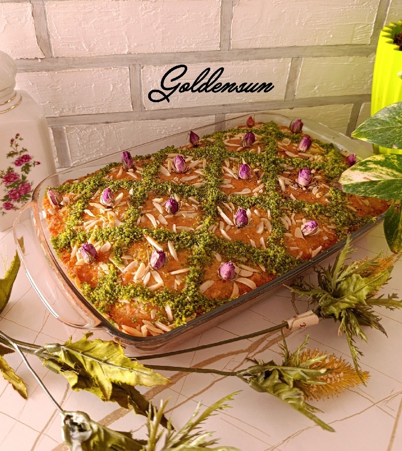 کیک بسبوسه ترکیه ای