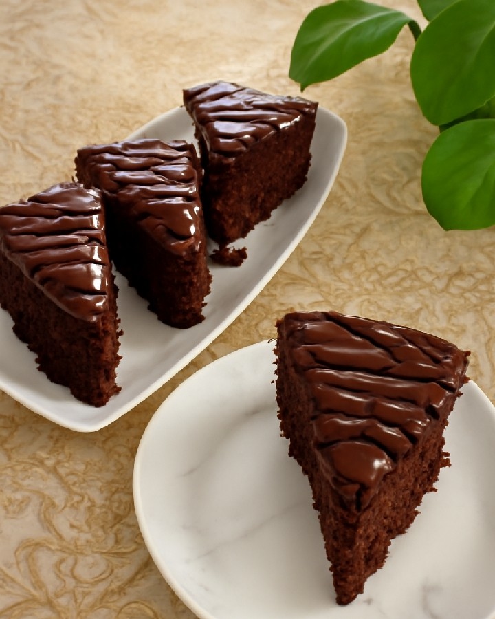 کیک خیس شکلاتی