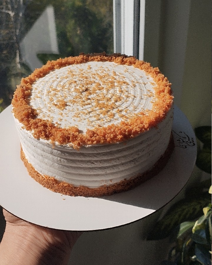کیک هویج گردو کافیشاپی فرشته صادقیان 