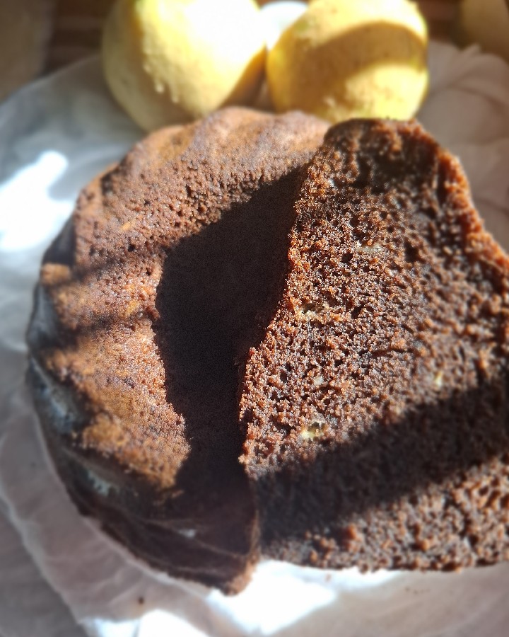 کیک موزی شکلاتی 