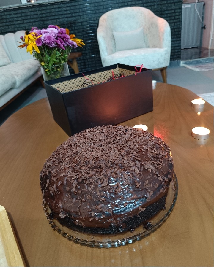 کیک خیس شکلاتی??