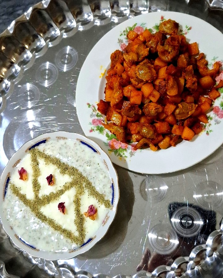 خوراک دل مرغ