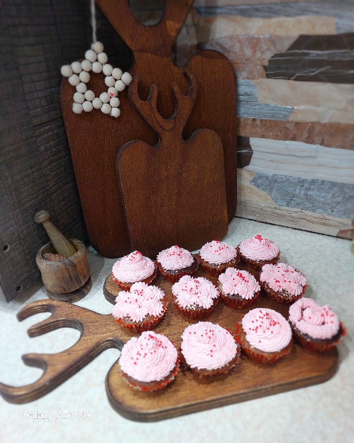 کاپ کیک خامه ایی