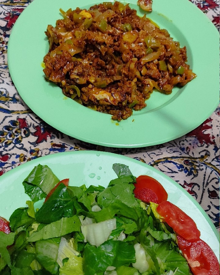 گوشت ساندویچ پیتزا 