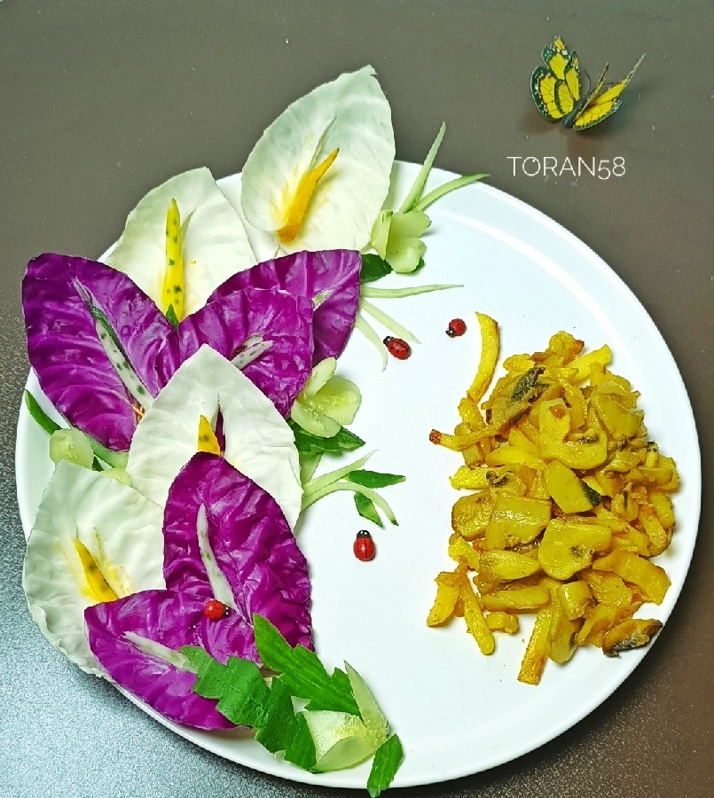 عکس خوراک قارچ 
