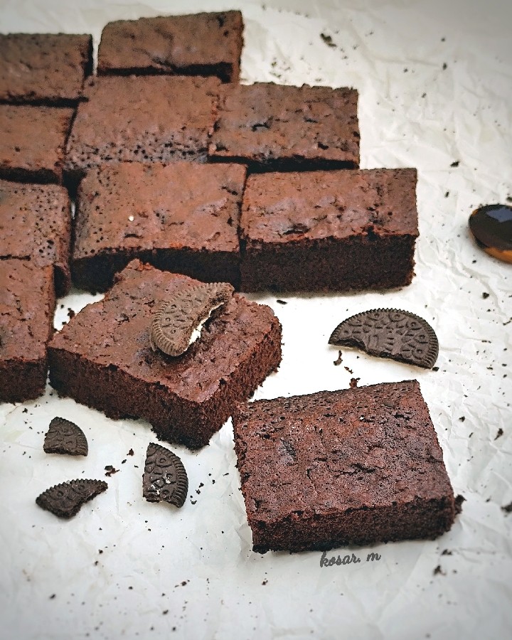 کیکِ براونی شکلاتی