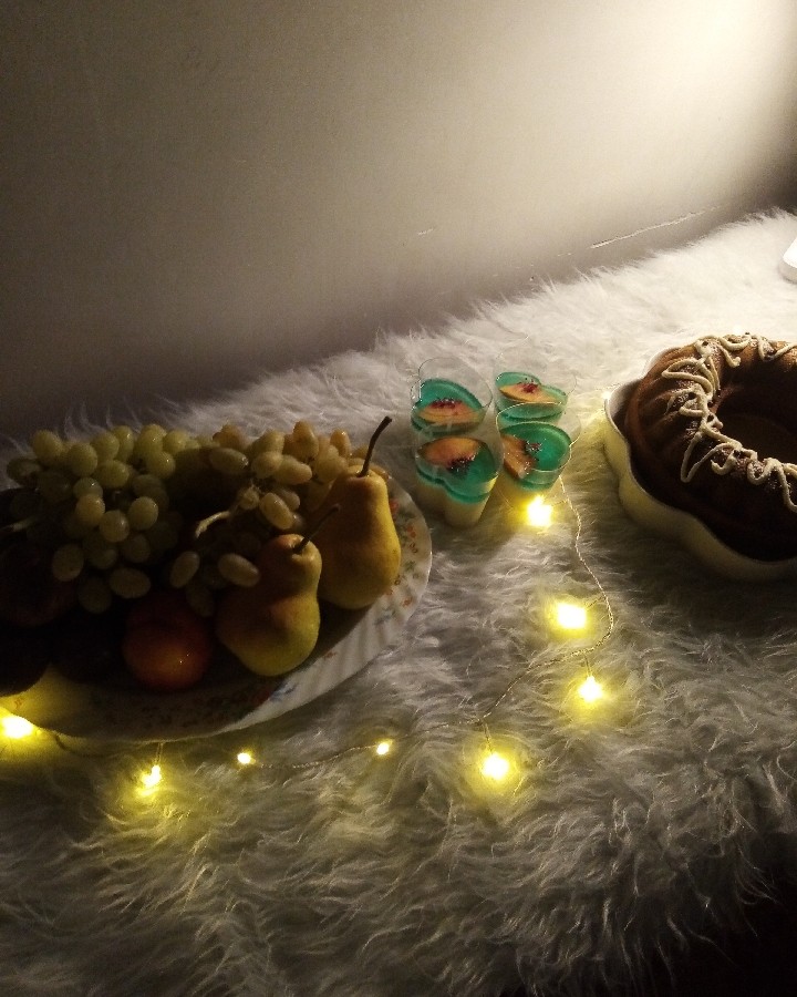 کیک شلیل با دسر